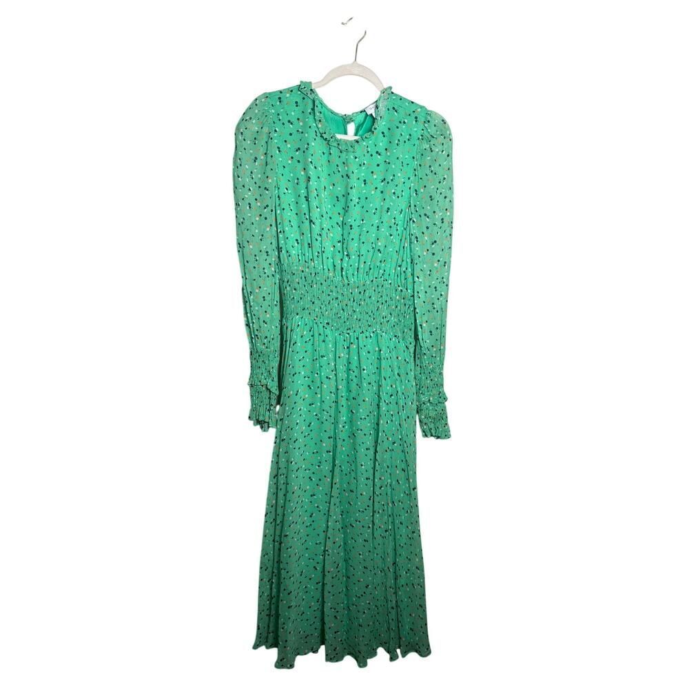 Ghost London Silana Long Sleeve Maxi Dress Sz. L - Picture 4 of 7